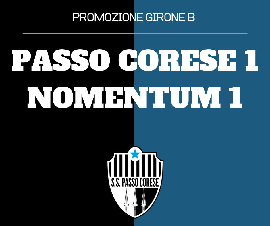 PROMOZIONE | Passo Corese - Nomentum 1 - 1